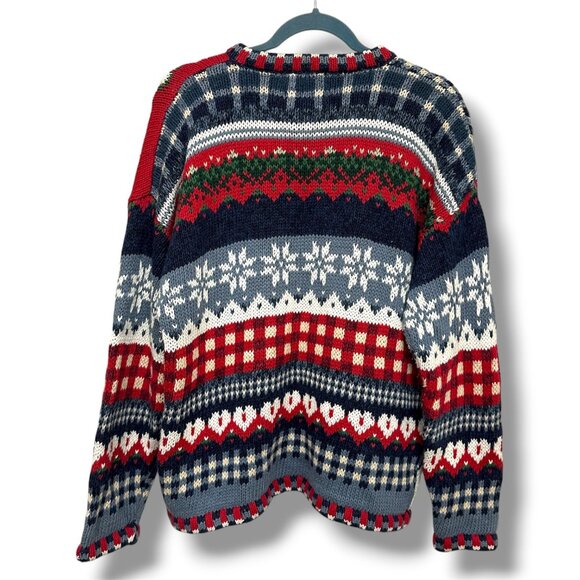 Vintage 90s Heirloom Collectibles Ugly Christmas Sweater Women's Size Large - Picture 2 of 16